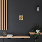 Tree Ring Landscape Canvas | Mid Century Nature Art