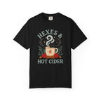 Hexes & Hot Cider Black Cat T-Shirt | Witchy Fall Tee