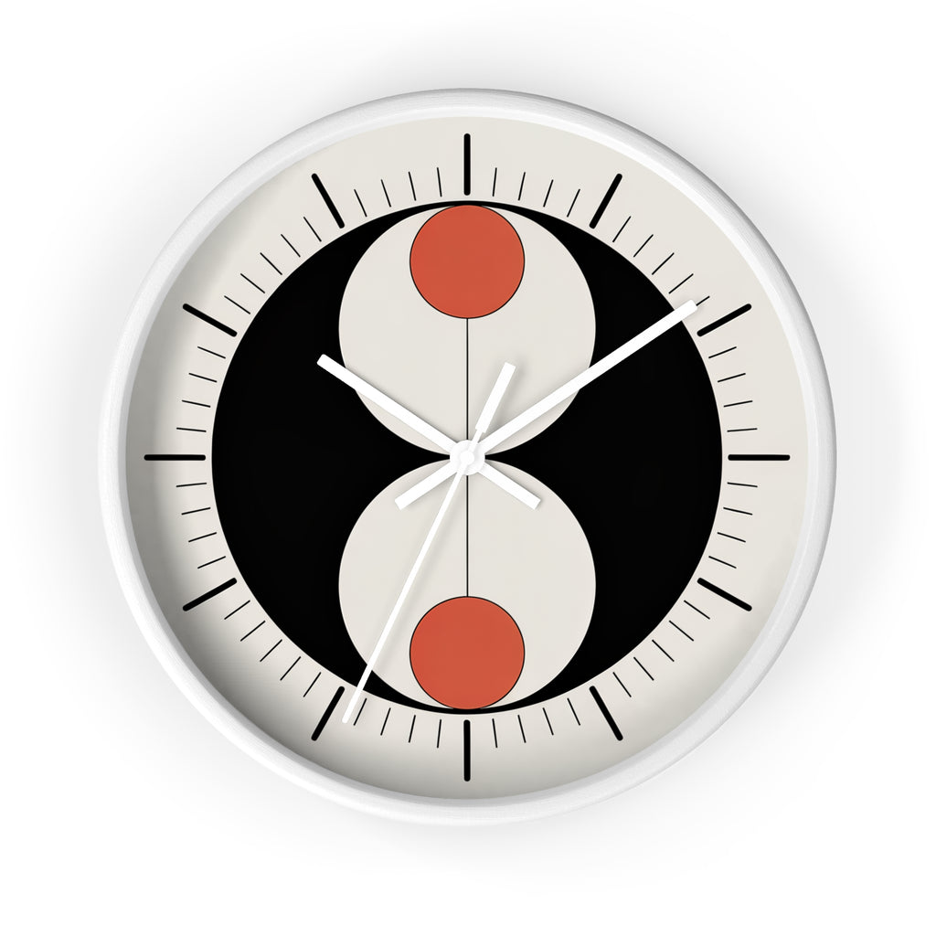 Mid-Century Atomic Wall Clock | Retro Geometric Modern Decor