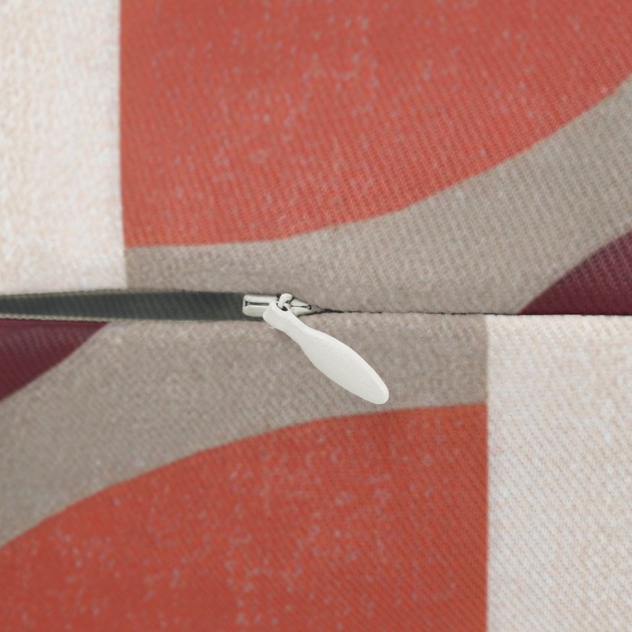 Bauhaus Circles Mid-Century Modern Geometric Lumbar Pillow