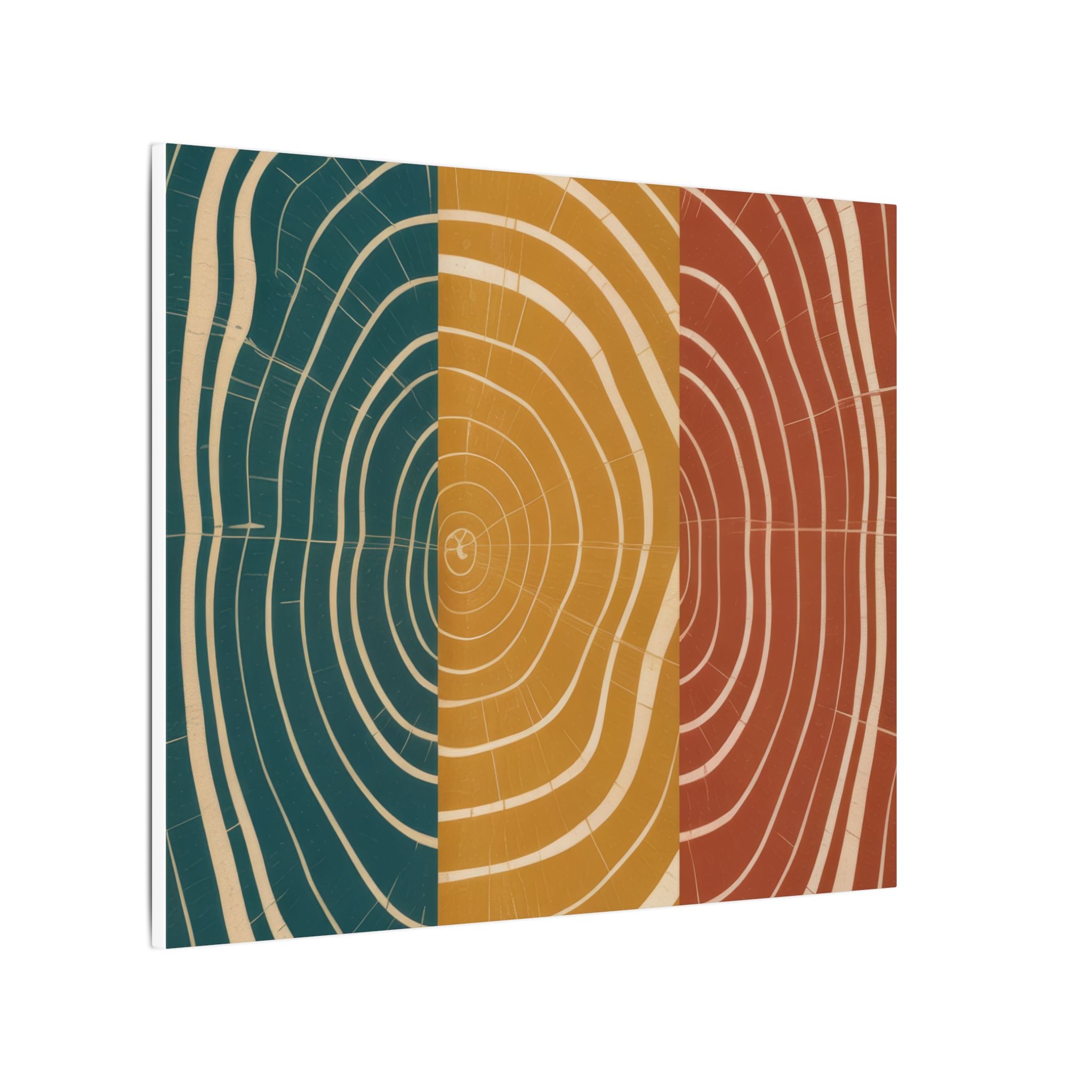 Abstract Wood Grain Trio Matte Canvas | Stretched Wall Art