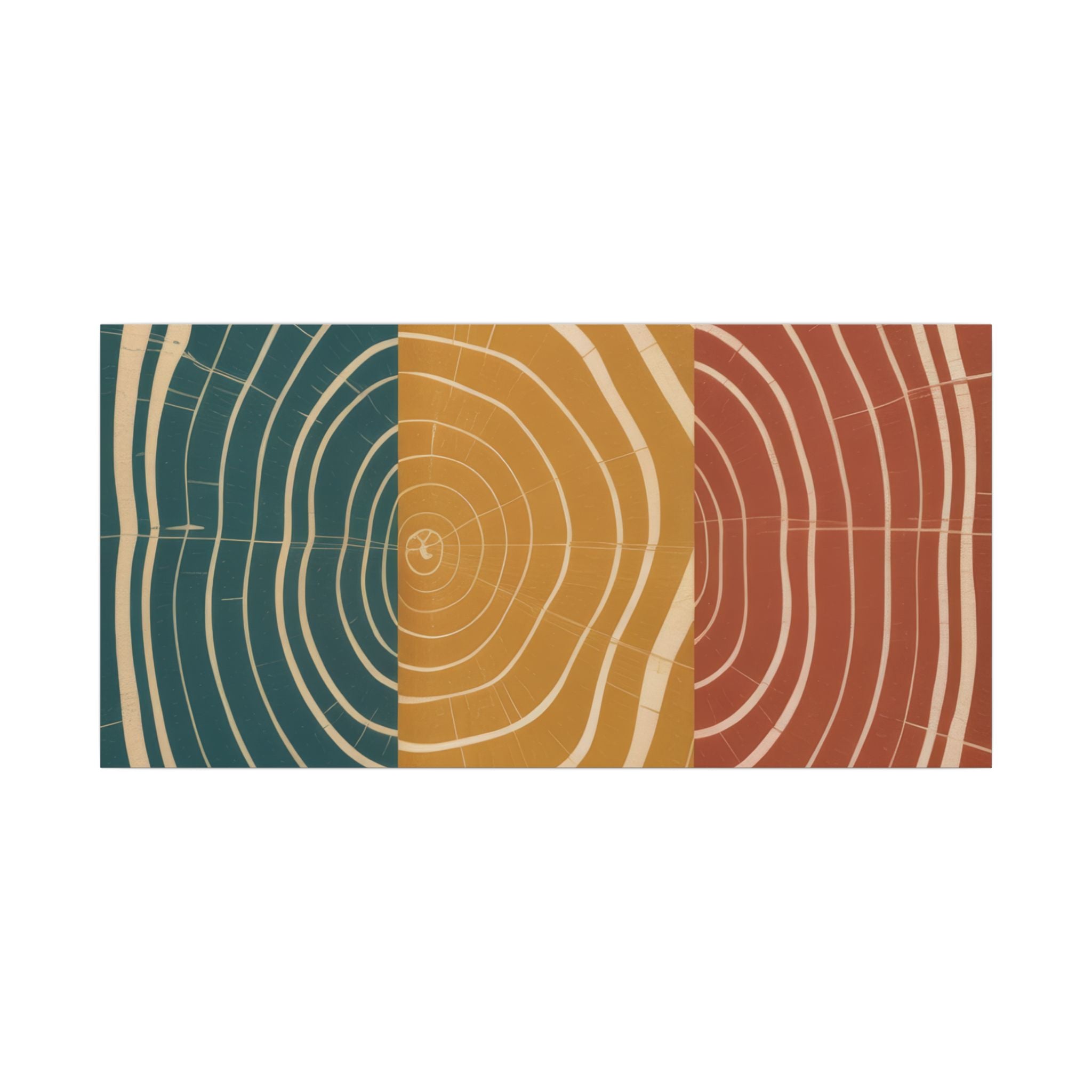 Abstract Wood Grain Trio Matte Canvas | Stretched Wall Art