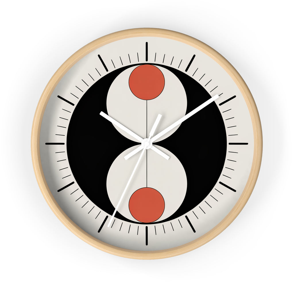 Mid-Century Atomic Wall Clock | Retro Geometric Modern Decor