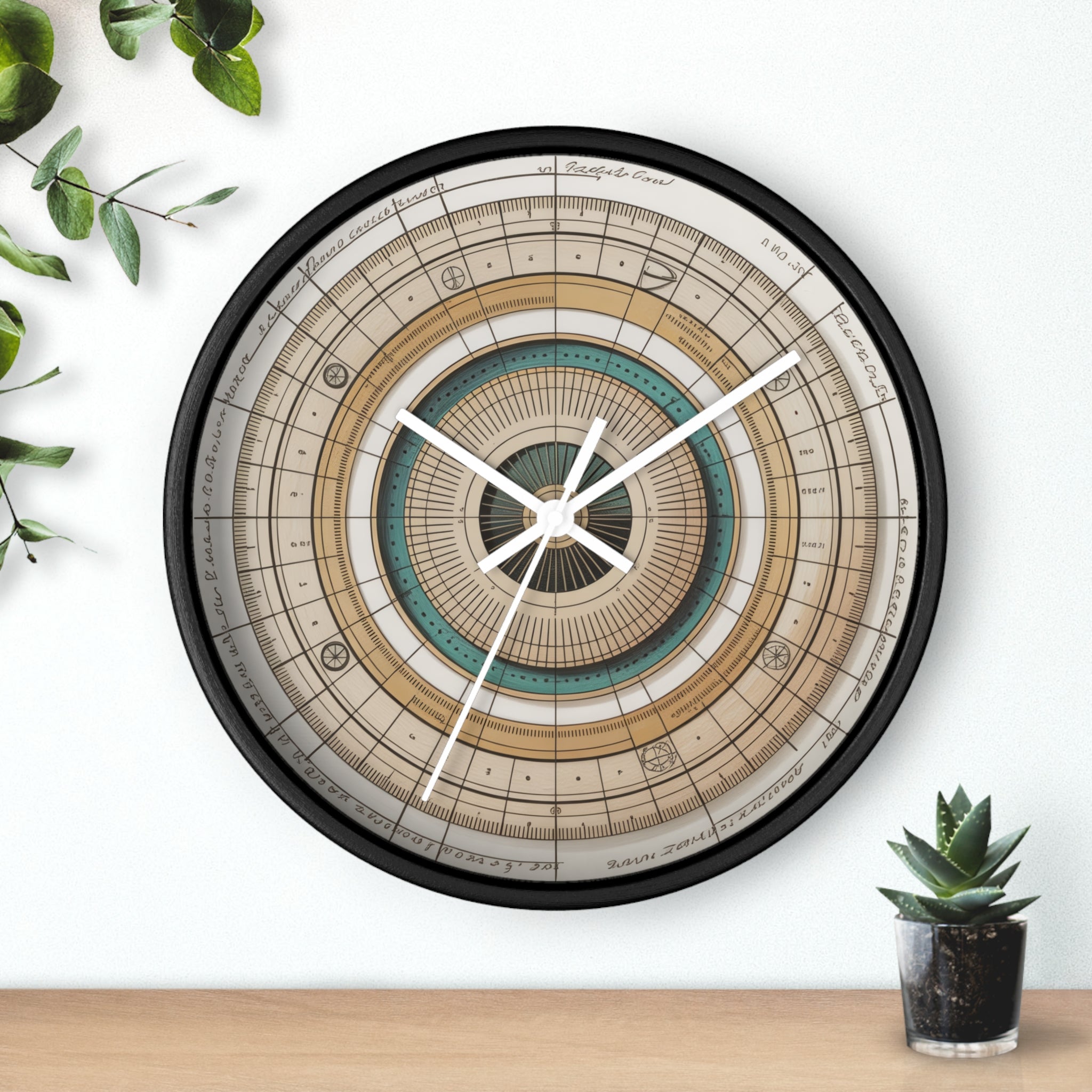 Da Vinci Astrolabe Wall Clock | Renaissance Astronomy, Dark Academia Decor
