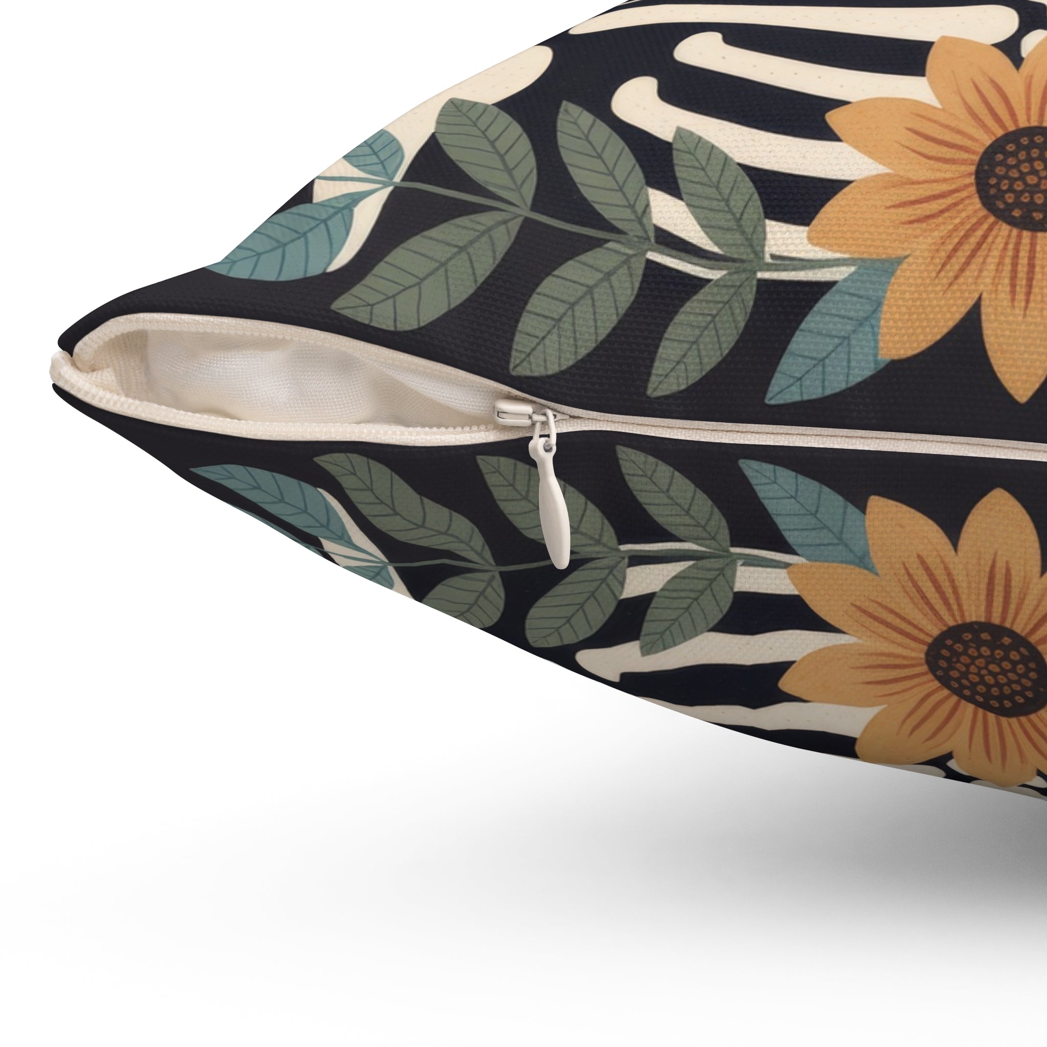 La Catrina Throw Pillow, Colorful Day of the Dead Skull, Mexican Folk Art Decor