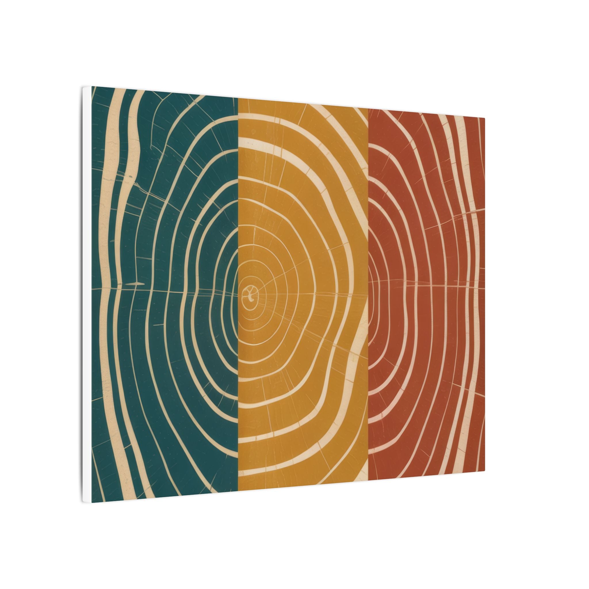 Abstract Wood Grain Trio Matte Canvas | Stretched Wall Art