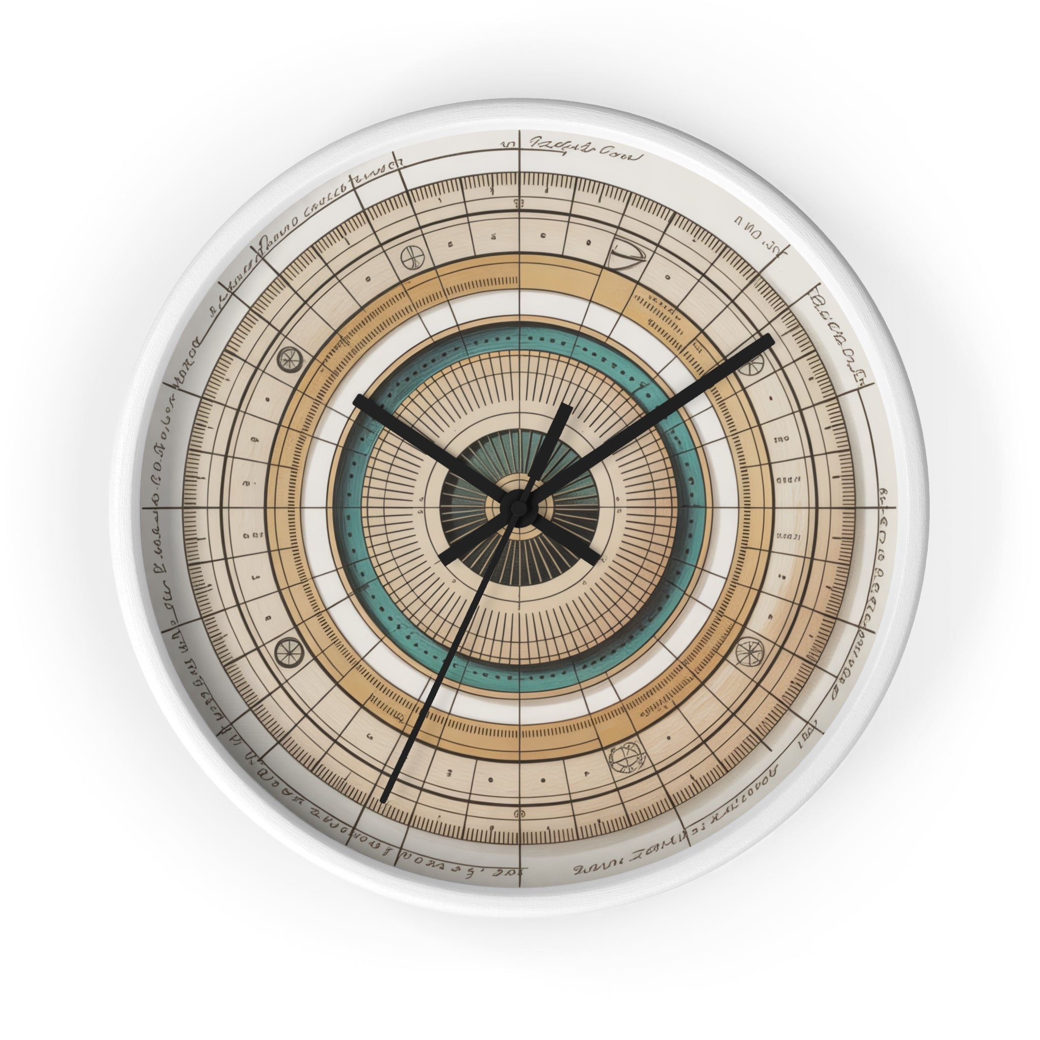 Da Vinci Astrolabe Wall Clock | Renaissance Astronomy, Dark Academia Decor