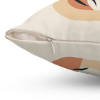 Mid Century Tiger Throw Pillow | Retro Jungle Decor