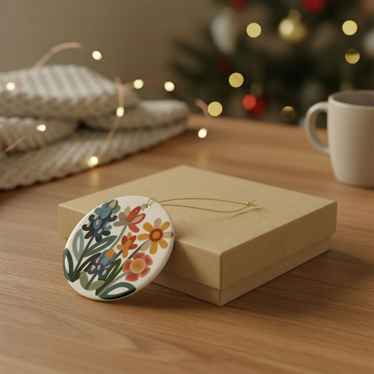 Texas Wildflower Ornament | Personalized Name Keepsake