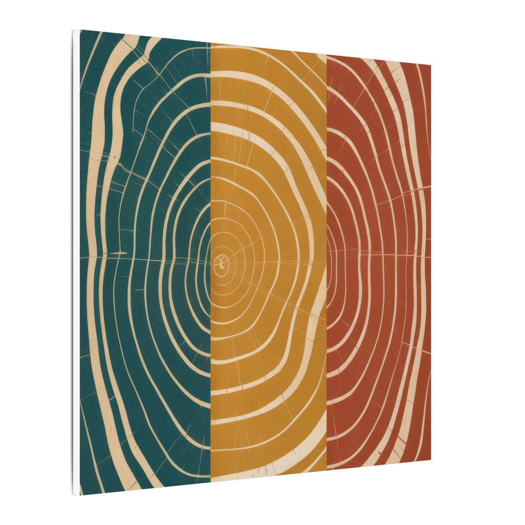 Abstract Wood Grain Trio Matte Canvas | Stretched Wall Art