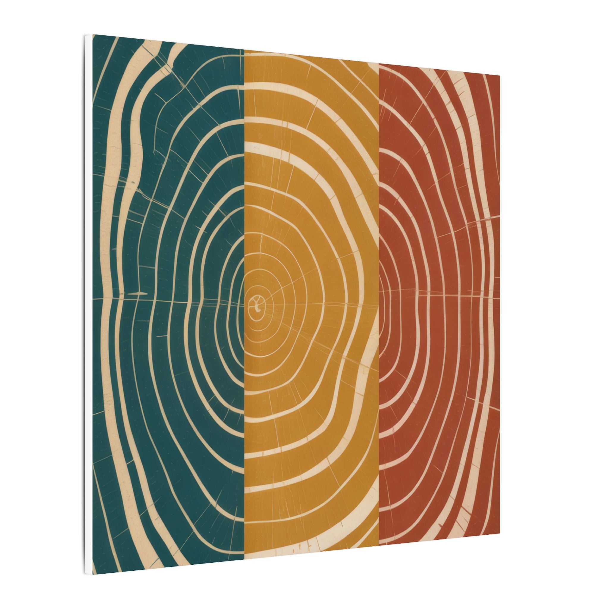 Abstract Wood Grain Trio Matte Canvas | Stretched Wall Art
