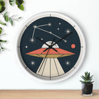UFO Constellation Wall Clock | Mid Century Space Age Decor