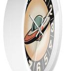 Retro UFO Wall Clock | Atomic Starburst Sci-Fi Decor
