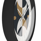 Crescent Moon Wall Clock | Mid Century Atomic Decor