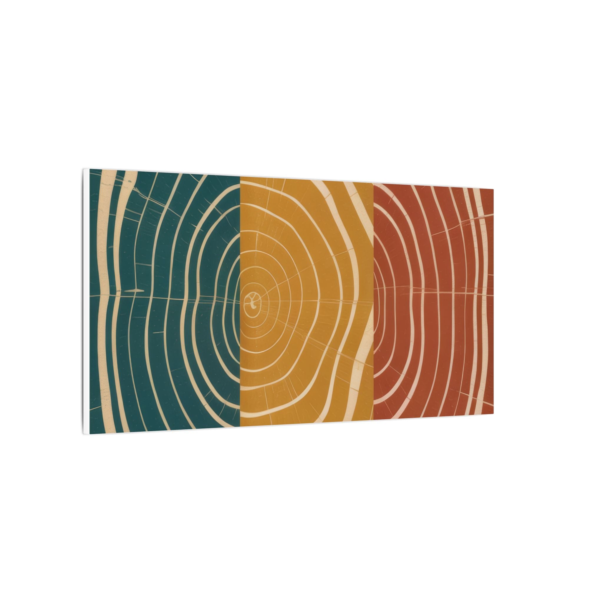 Abstract Wood Grain Trio Matte Canvas | Stretched Wall Art