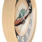 Retro UFO Wall Clock | Atomic Starburst Sci-Fi Decor
