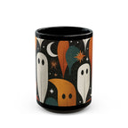 Spooky Ghosts Coffee Mug | Mid Century Halloween
