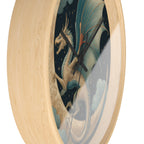 Dragon Crescent Moon Wall Clock | Midnight Stars Emblem