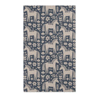 Dala Horse Area Rug | Scandinavian Folk Floral Decor