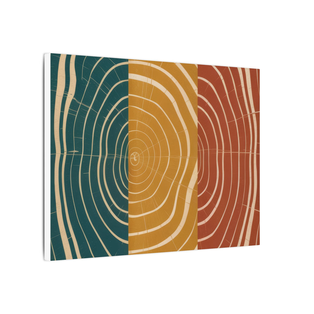Abstract Wood Grain Trio Matte Canvas | Stretched Wall Art