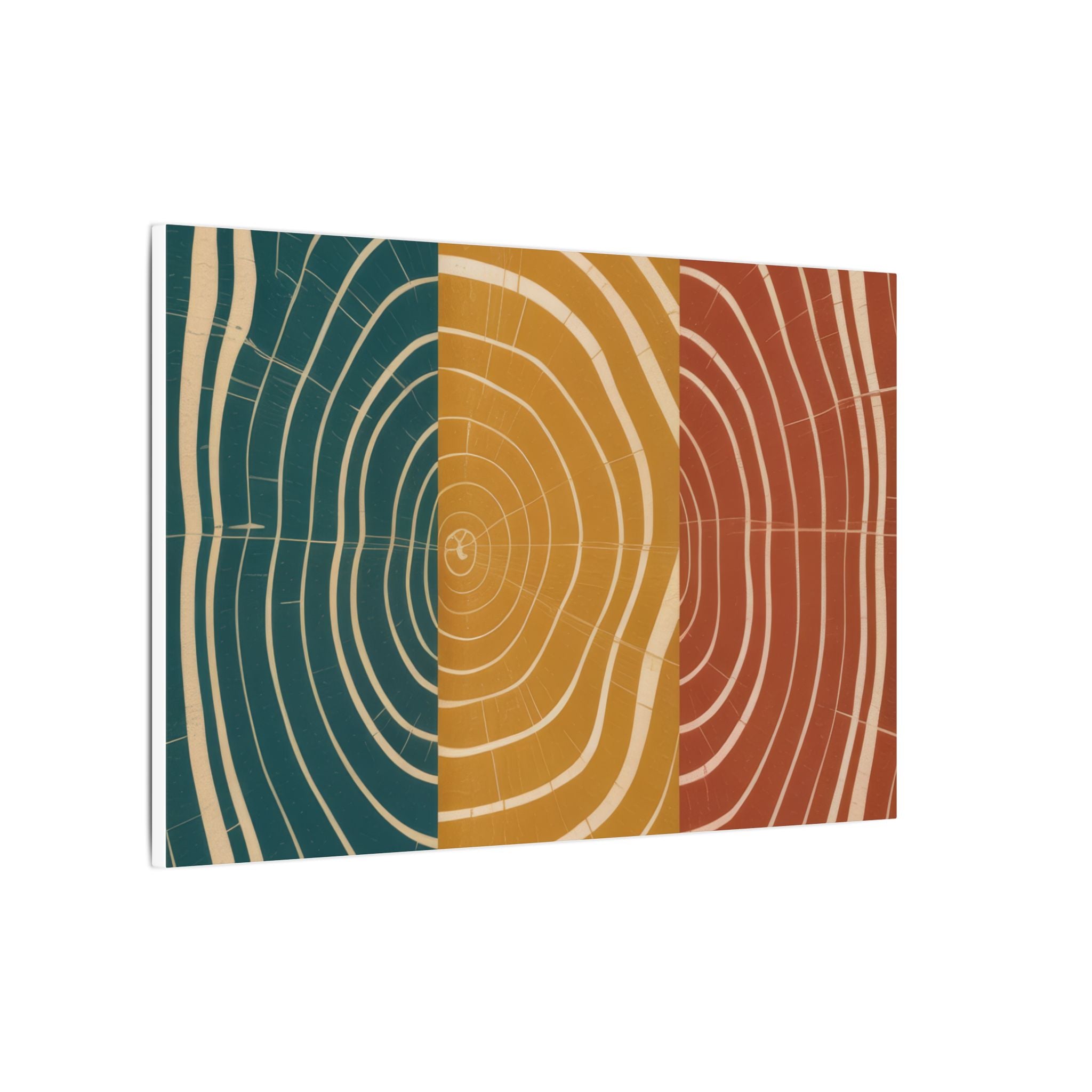 Abstract Wood Grain Trio Matte Canvas | Stretched Wall Art