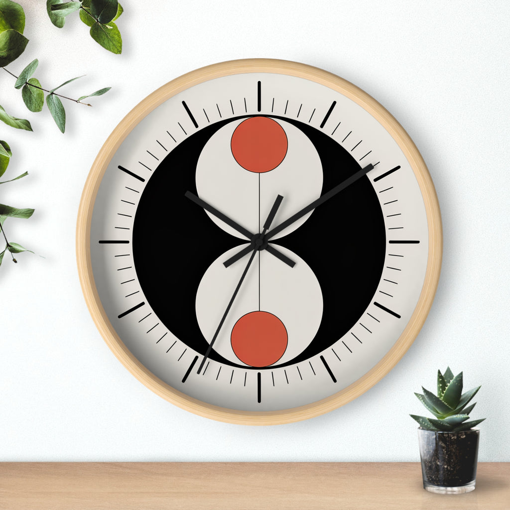 Mid-Century Atomic Wall Clock | Retro Geometric Modern Decor