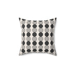 Monochrome Circle Throw Pillow | Mid Century Modern Decor