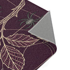 Spiderweb Rose Gothic Area Rug | Raven Moon Decor