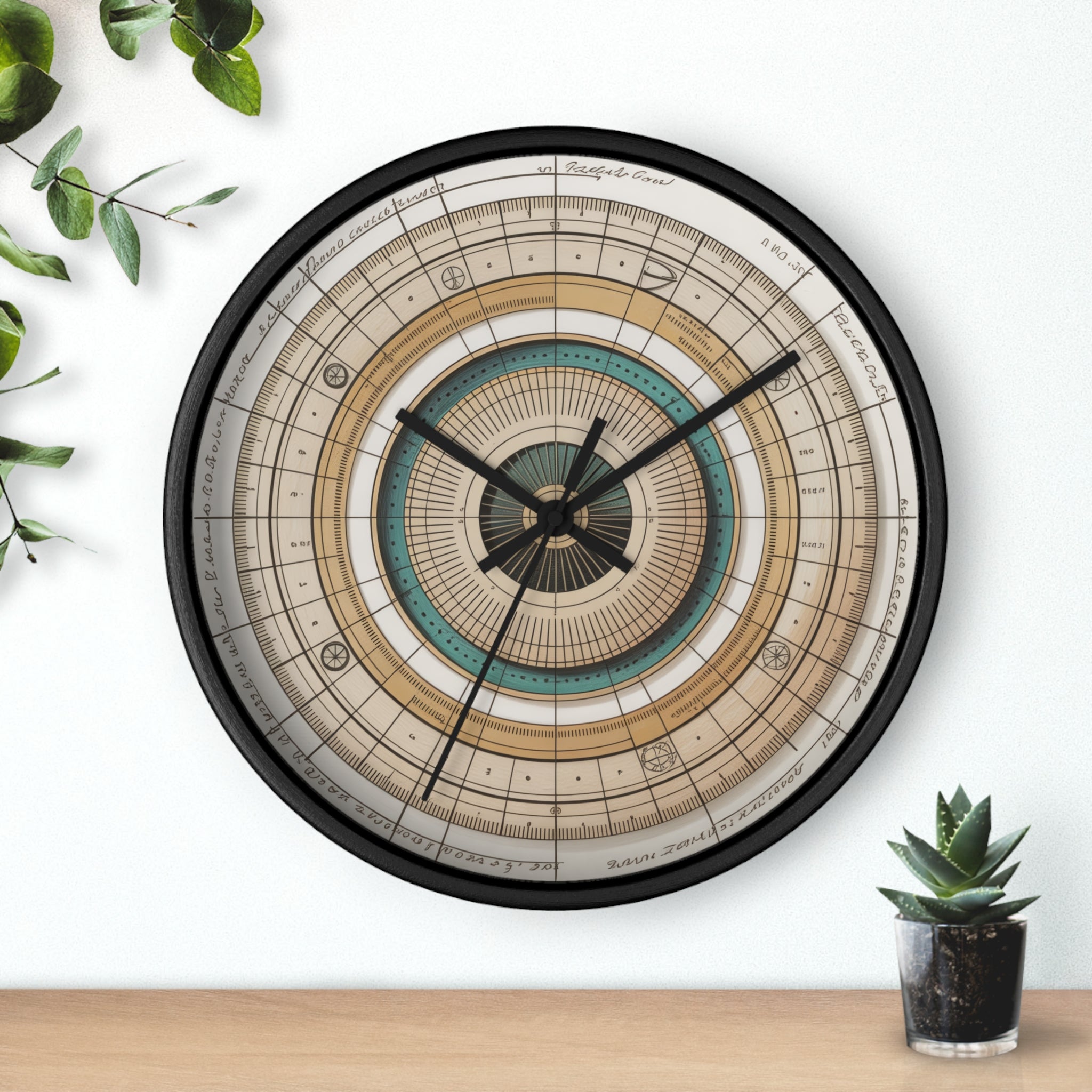 Da Vinci Astrolabe Wall Clock | Renaissance Astronomy, Dark Academia Decor
