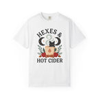 Hexes & Hot Cider Black Cat T-Shirt | Witchy Fall Tee