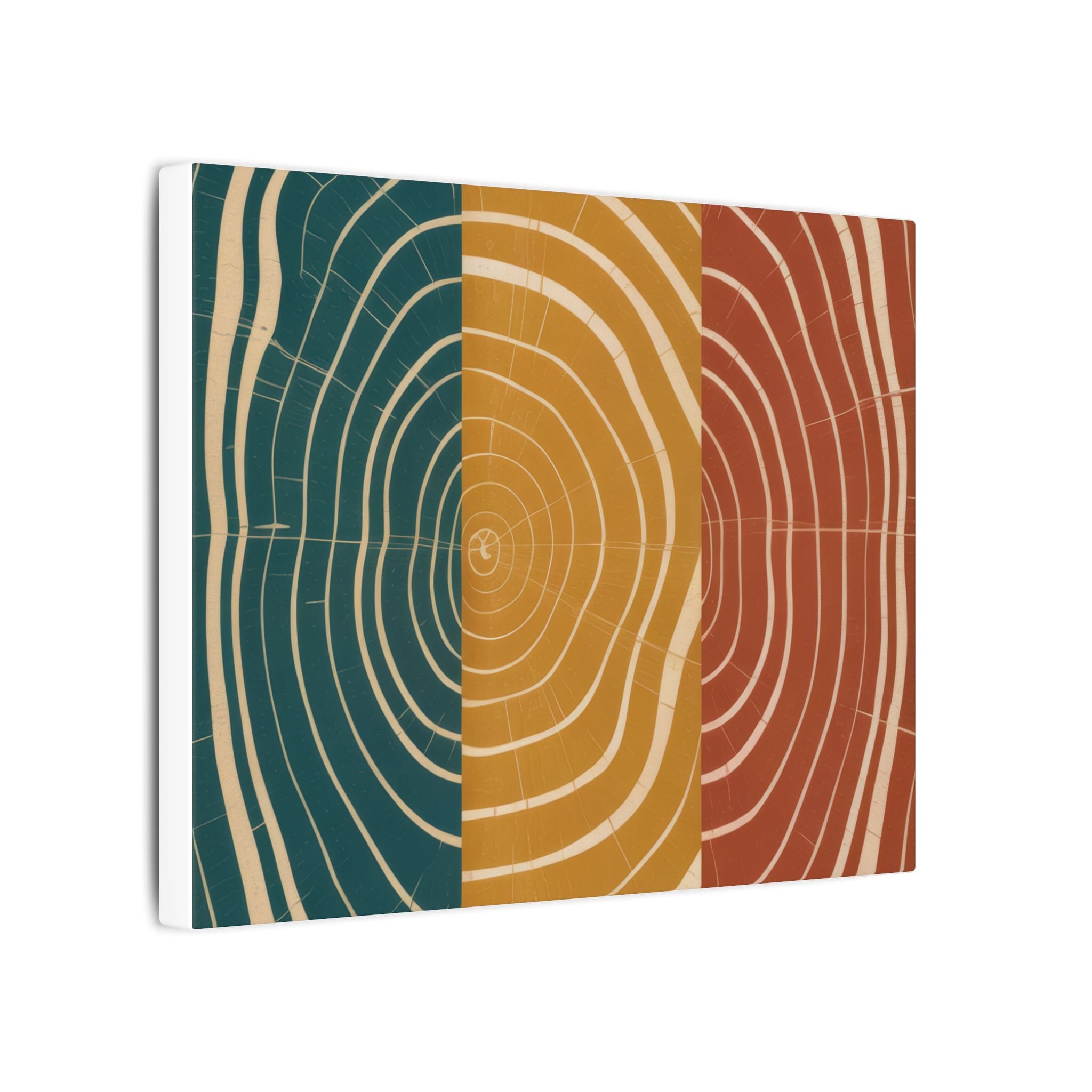 Abstract Wood Grain Trio Matte Canvas | Stretched Wall Art