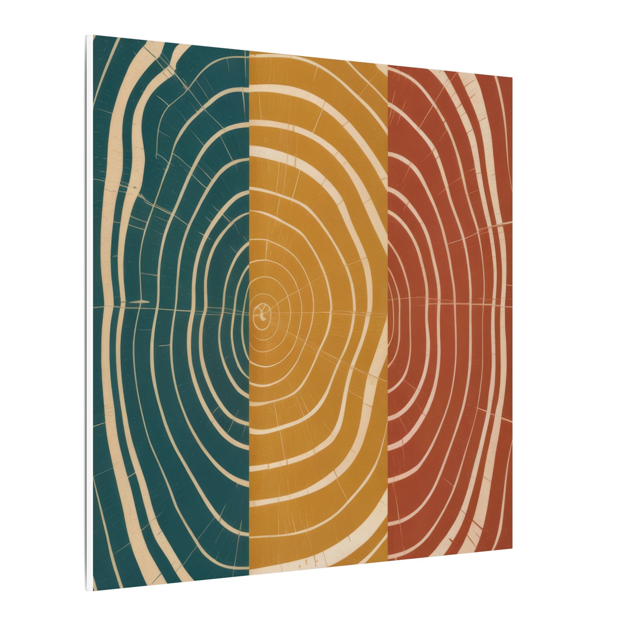 Abstract Wood Grain Trio Matte Canvas | Stretched Wall Art