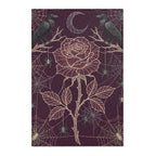 Spiderweb Rose Gothic Area Rug | Raven Moon Decor