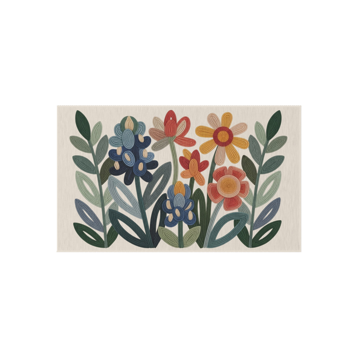 Wildflower Outdoor Rug | Floral Patio & Porch Decor