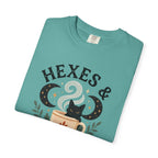 Hexes & Hot Cider Black Cat T-Shirt | Witchy Fall Tee