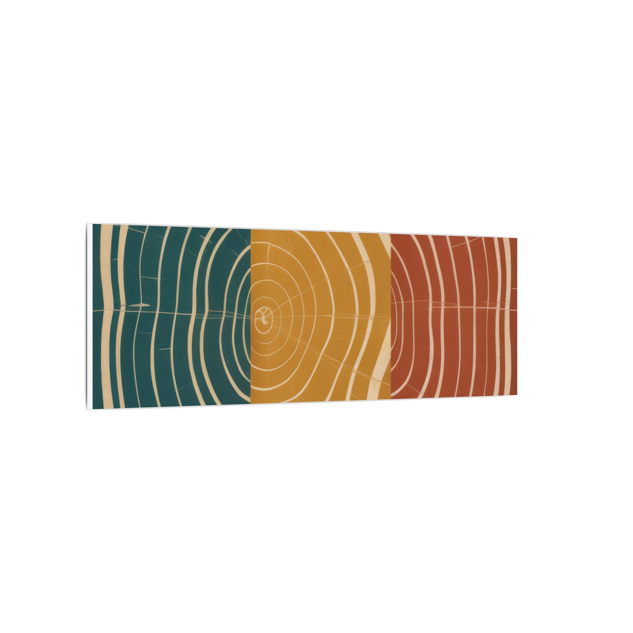 Abstract Wood Grain Trio Matte Canvas | Stretched Wall Art