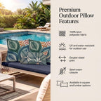 Outdoor pillow features including UV resistance, water resistance and double-sided print