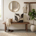 Autumn leaves woven pillow product detail image