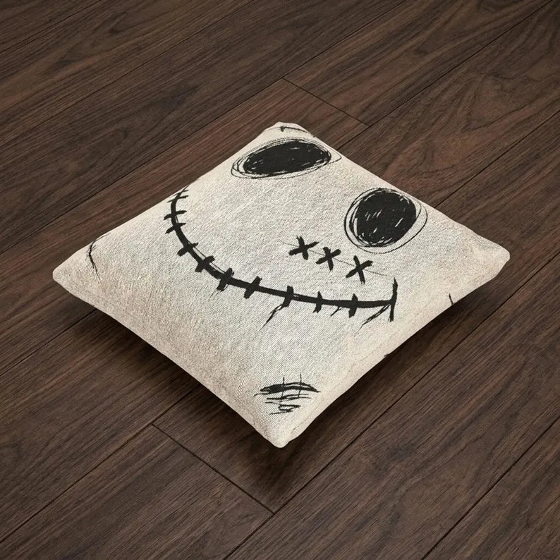 Patchwork Stare Woven Pillow