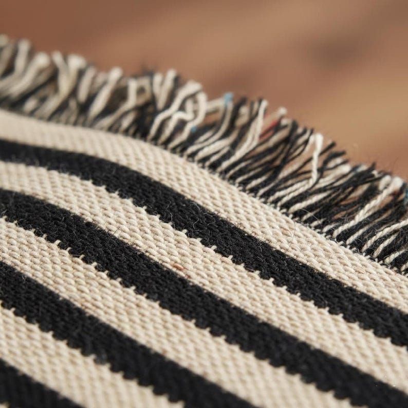 Abstract Geometric Maze Woven Blanket | Modern Minimalist Scandinavian Throw