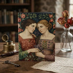 Personalized Sapphic Hardcover Journal | Pre-Raphaelite Lesbian Art