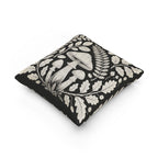 Botanical Mushroom Woven Pillow product detail image