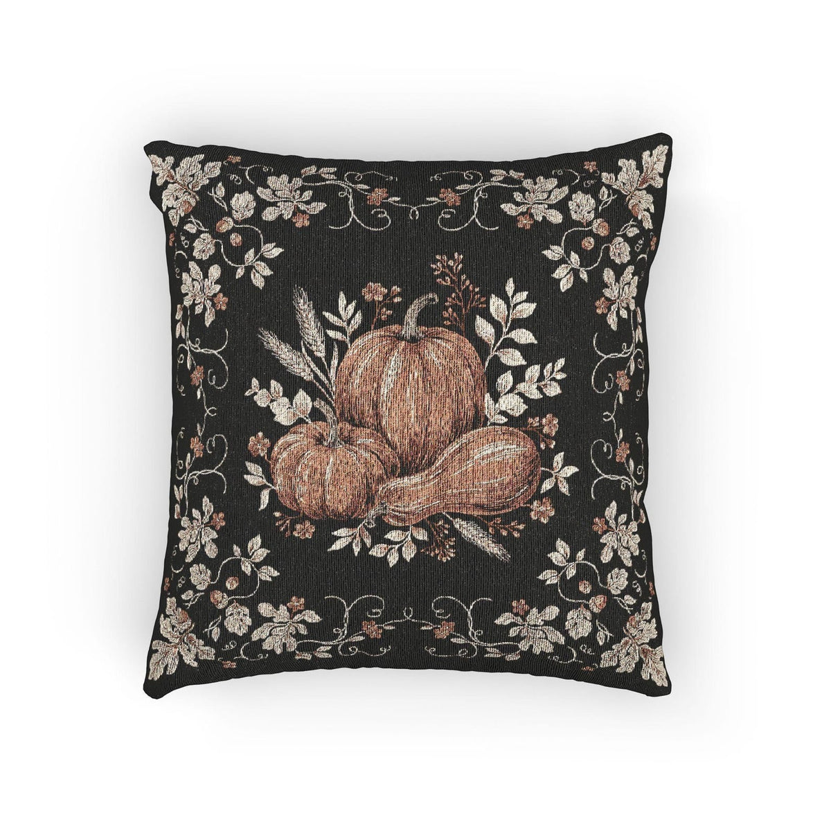 Pumpkin Bouquet Woven Pillow product detail image
