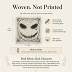 Wicked Grin Woven Pillow