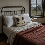 Wicked Grin Woven Pillow